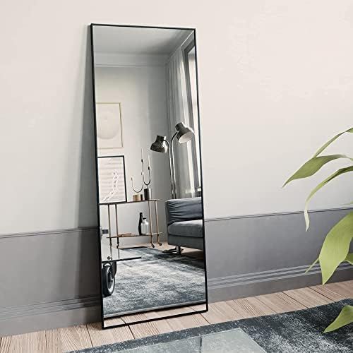 BEAUTYPEAK Full Length Mirror 65"x22", Standing Hanging or Leaning Against Wall Rectangle Floor M... | Amazon (US)