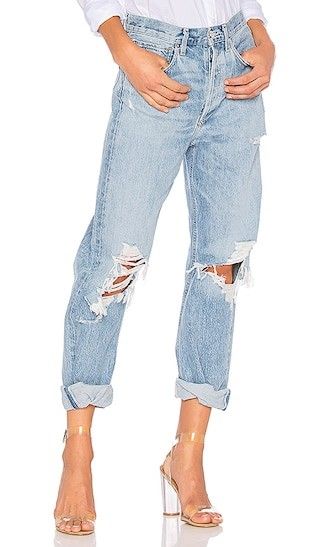 90s Mid Rise Loose Fit in Fall Out | Revolve Clothing (Global)