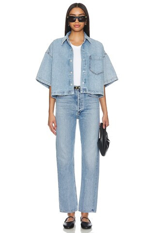 Rona Box Shirt in Effect | Revolve Clothing (Global)