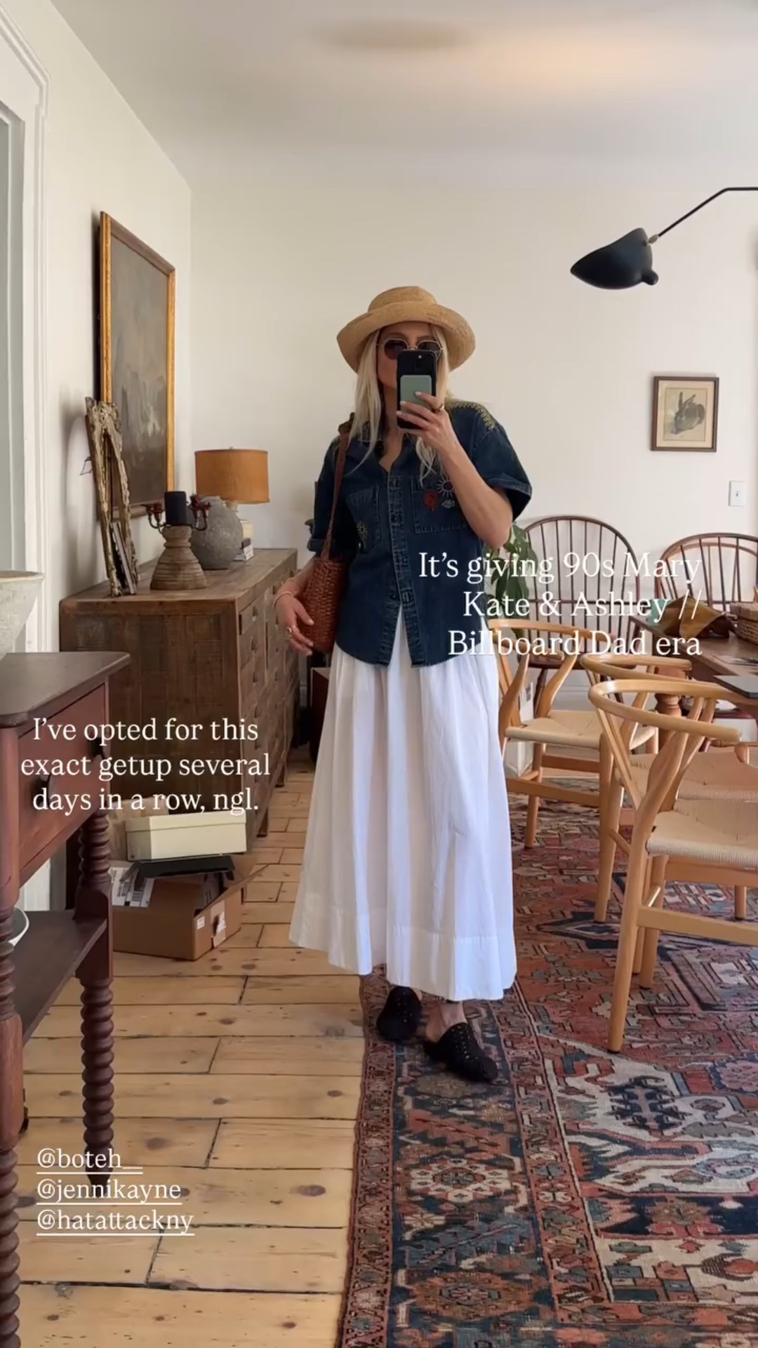  I’ve opted for this exact getup several days in a row, ngl. It’s giving 90s Mary 
Kate & Ashley // Billboard Dad era

Code HELENE10 at Jenni Kayne . 

#LTKStyleTip #LTKSeasonal