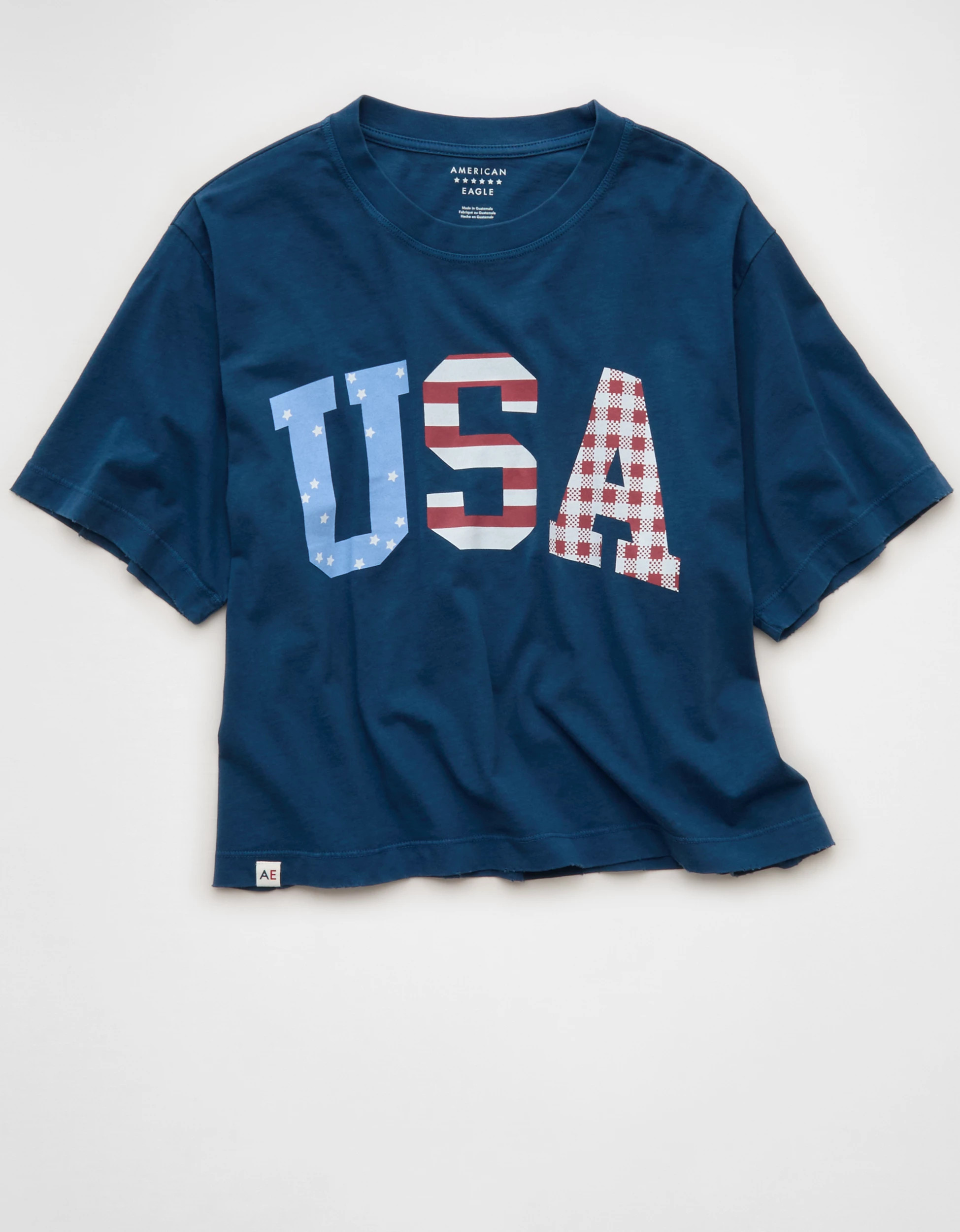 AE Boxy Americana Graphic T-Shirt | American Eagle Outfitters (US & CA)