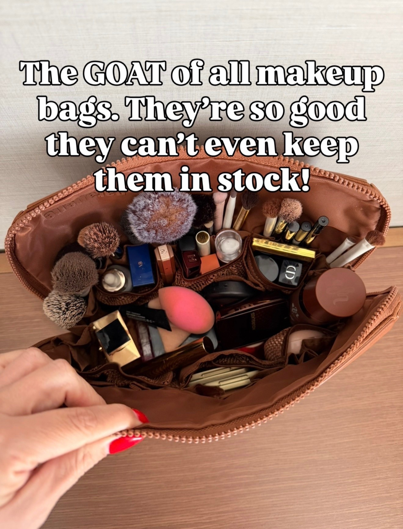 The best makeup bag, you will not want to miss out on this. They cannot keep them in stock!




Makeup bag, makeup, travel, large makeup bag

#LTKselfcare #LTKgrwm #LTKmomlife