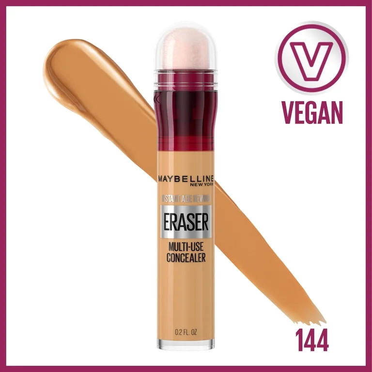 Maybelline Instant Age Rewind Eraser Multi-Use Concealer, Caramel 144, 0.2 fl oz | Walmart (US)