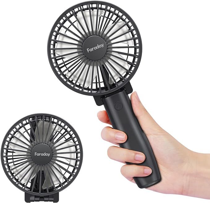 FARADAY Personal Hand Held Fan 4800mAh Travel Cooling Fan Powerful Small Portable Fans Rechargeab... | Amazon (US)