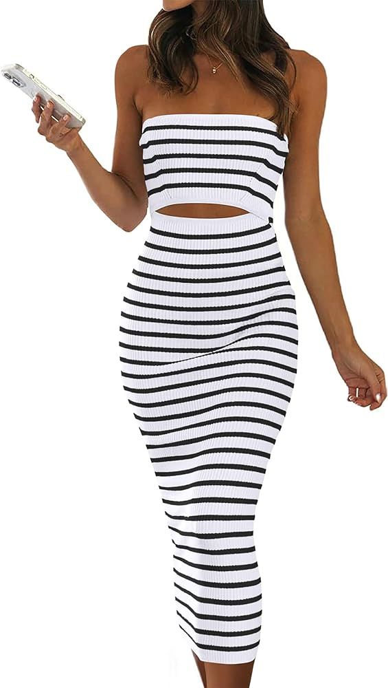 Color:    Striped White Black | Amazon (US)