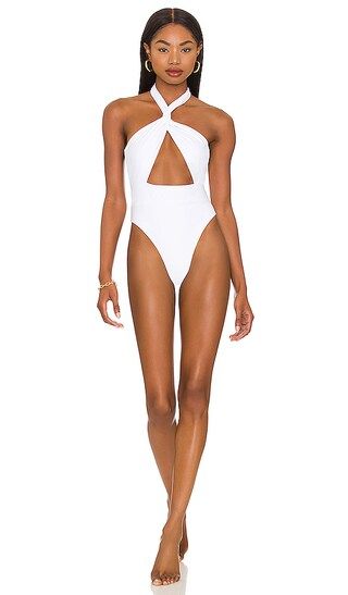 Irene One Piece in White | Revolve Clothing (Global)
