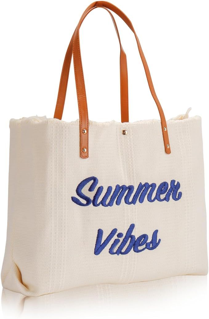 Crazy Music Beach Bags for Women, Large Beach Tote Bag, Beach Bags Swim Pool Bag Large Tote | Amazon (US)