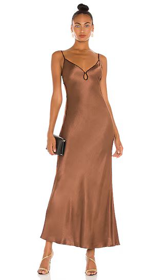 Cedar City Maxi Dress in Chocolate | Revolve Clothing (Global)