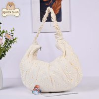 Daisy Cotton & Linen Crossbody Bag With Zipper, Eco Friendly Shoulder Bag, Shopping Tote, Reusable S | Etsy (US)