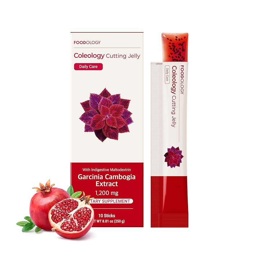 Coleology Cutting Jelly (10 Days) - Garcinia Cambogia (HCA) Jelly Sticks. Delicious Pomegranate F... | Amazon (US)
