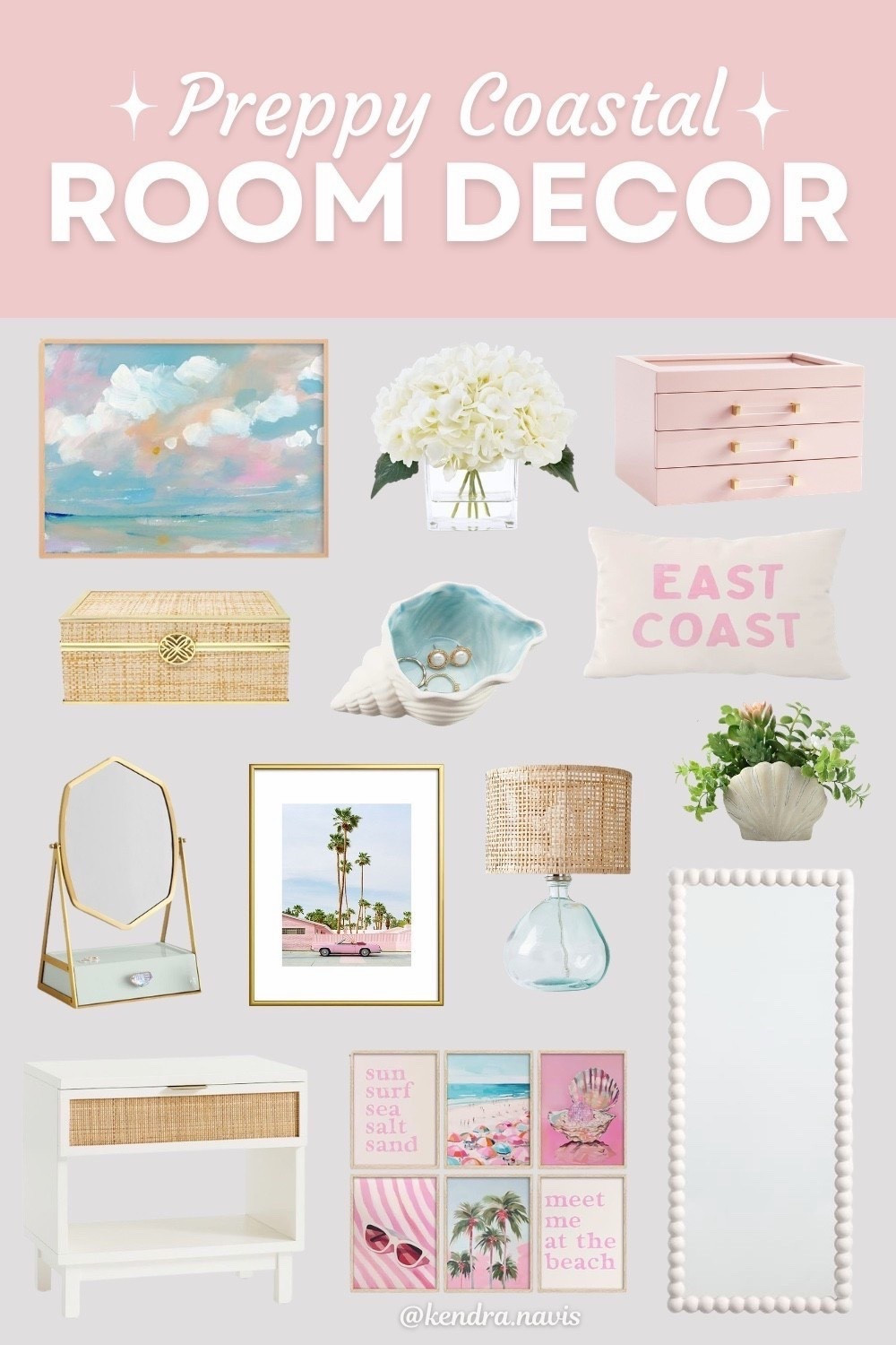 Preppy Girl Coastal Room Decor - Teenage Girl Bedroom/College Dorm or Apartment

Preppy decor, Pottery Barn Teen, teenage girl bedroom makeover, east coast decor, coastal bedroom, preppy costal, coquette decor, colorful bedroom, colorful coastal, beach house, beach bedroom, lake house, girls bedroom, dorm room inspo, college girl bedroom, palm tree decor, rattan and gold accents, coastal home decor, pastel bedroom decor, coastal theme, pink and blue decor, summer home, trendy decor, aesthetic bedroom, shell decor, pink bedroom

#LTKHome