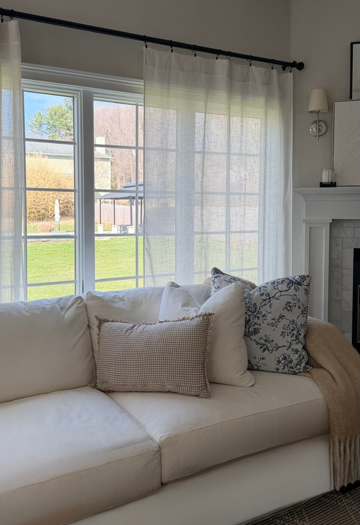 Sneak Peak! 🩵
I added a bit of color to my family room decor for Spring — blue!

Follow along to see how I organically infused blue into my neutral, white & beige space without it looking forced or disconnected 🩵@homeswithchristina

PS: my new floral throw pillow has the most stunning shades of blue! The pillow cover is thick and high quality with a solid blue back and pretty braided piping detail. 

Oh and you don’t have to think about purchasing a pillow insert separately because this cover INCLUDES the insert!

. . . And IT GETS BETTER! 👉🏻  This pretty floral accent pillow is ON SALE right now at @Target, and my linen curtains are on sale for Amazon’s Big Spring Sale ! 🤩

🌸 Shop everything seen here plus some more favorite spring throw pillow combos below!

🏃🏽‍♀️ 🏃 RUN before your favorites sell out!! 🏃🏽‍♂️ 


#LTKHome #LTKSeasonal #LTKSaleAlert