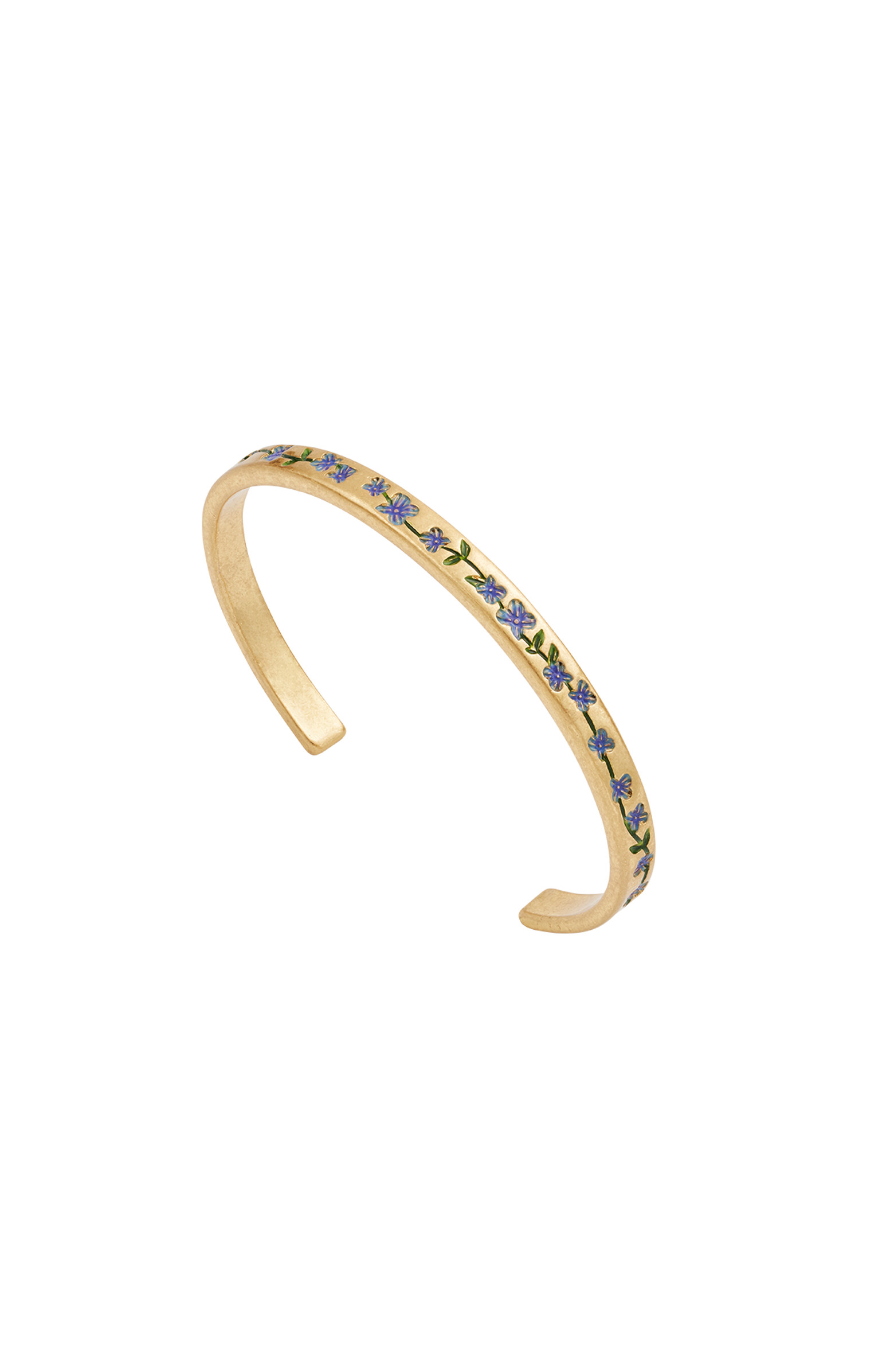 Fable England Forget Me Not Gold Bangle | Nordstrom | Nordstrom