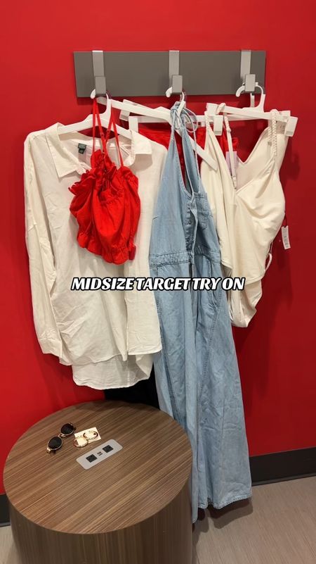 Midsize Target Outfits

1. Denim halter dress. Size 14. No stretch nice fit. 
2. Not online - Black linen dress size large (runs big size down). Linked similar styles. 
3. Red Wild Fable skirt set. Size XL in both 
4. Cream swimsuit size XL (a bit big needed a L) Wild Fable button down sized up to XXL for a perfect oversized fit 

#LTKstyletip #LTKmidsize #LTKswim