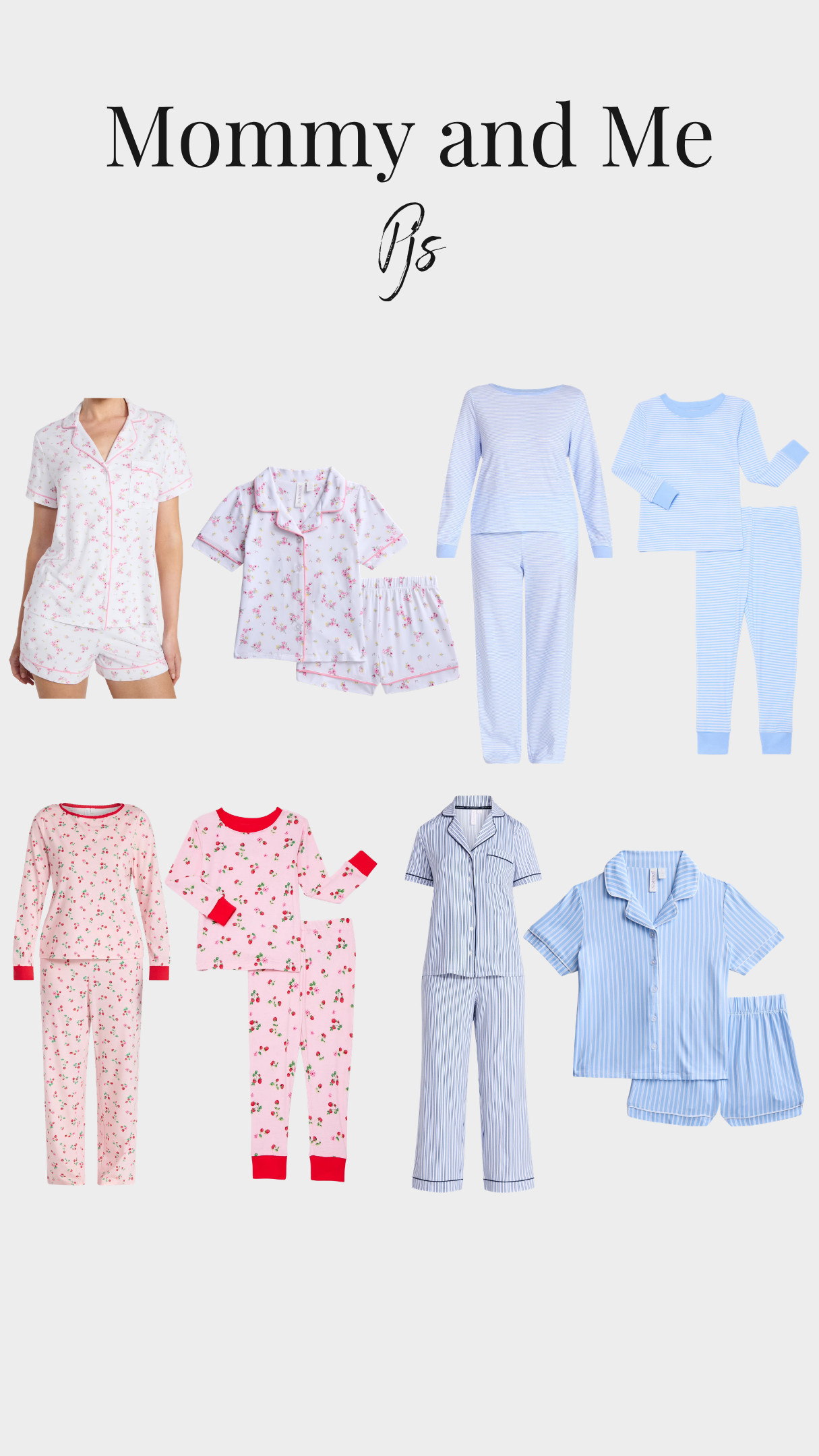 Hey y’all! the sweetest matching moments, shop these pjs 🔗 

 