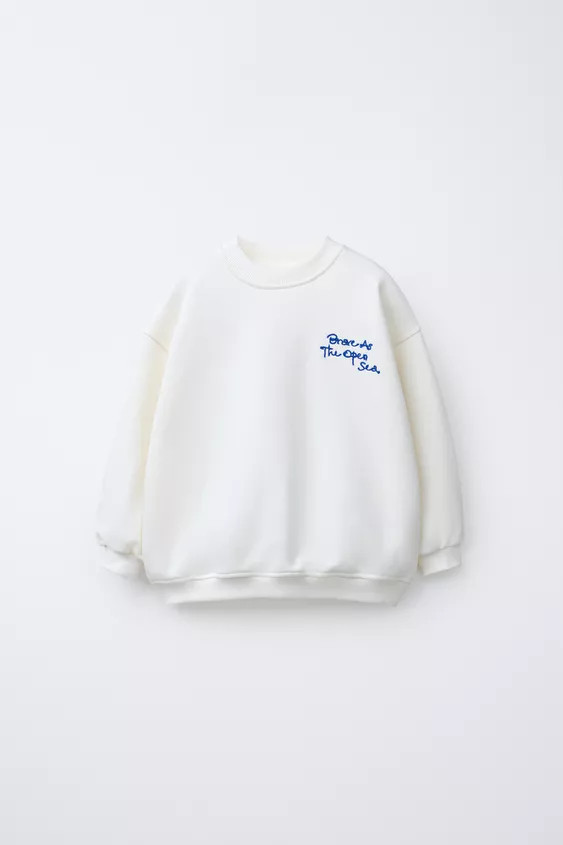 EMBROIDERED SWEATSHIRT | Zara US