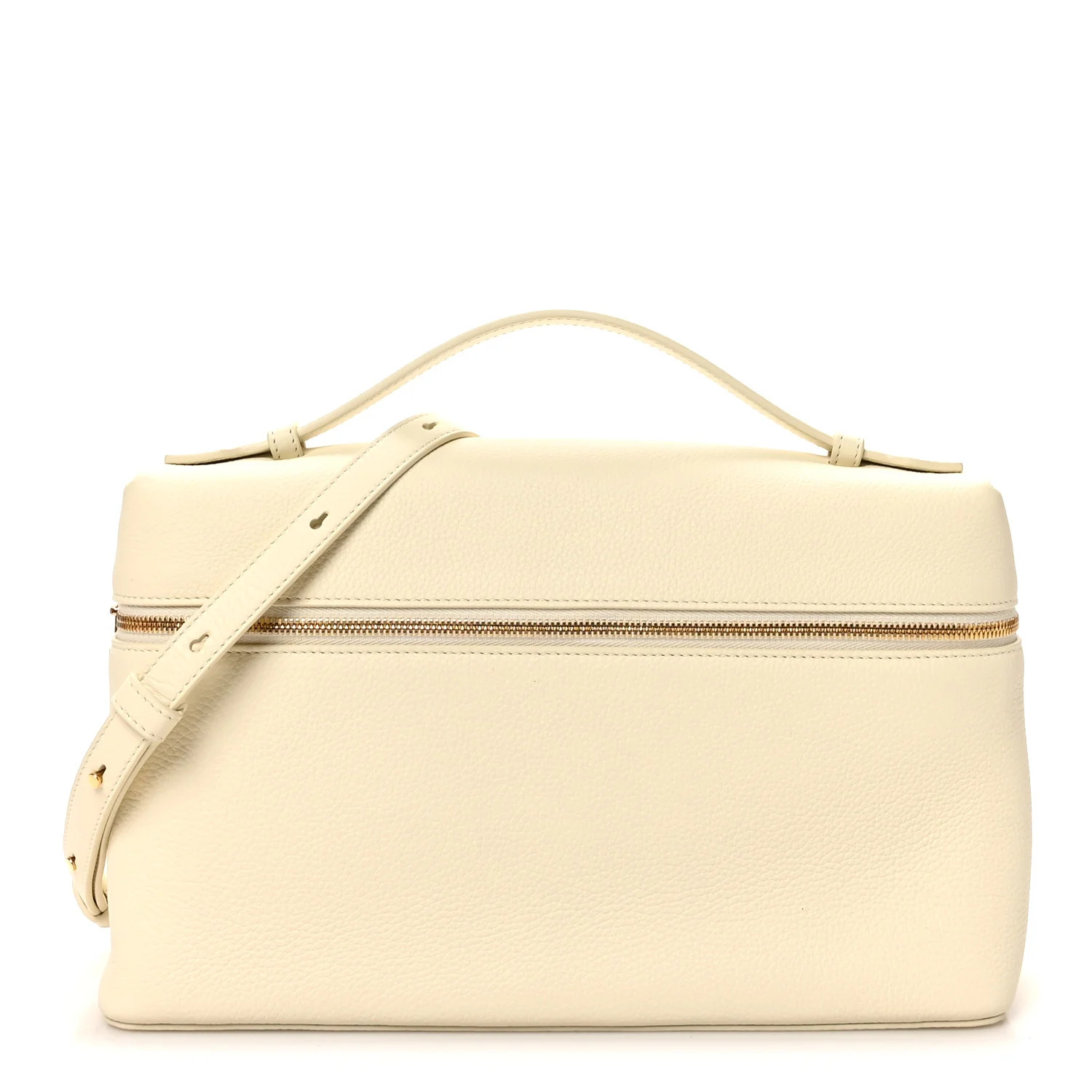 Grained Calfskin L27 Extra Pocket Pouch Whisper White | FASHIONPHILE (US)