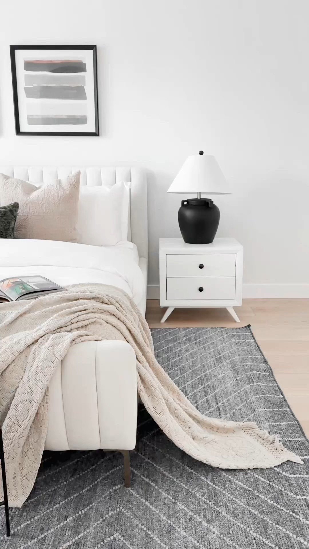 A study in transitional balance: where classic channel tufting meets the sharp lines of industrial ironwork. This space merges traditional comfort with a contemporary edge, creating an aesthetic that feels both timeless and current.

#LTKHome