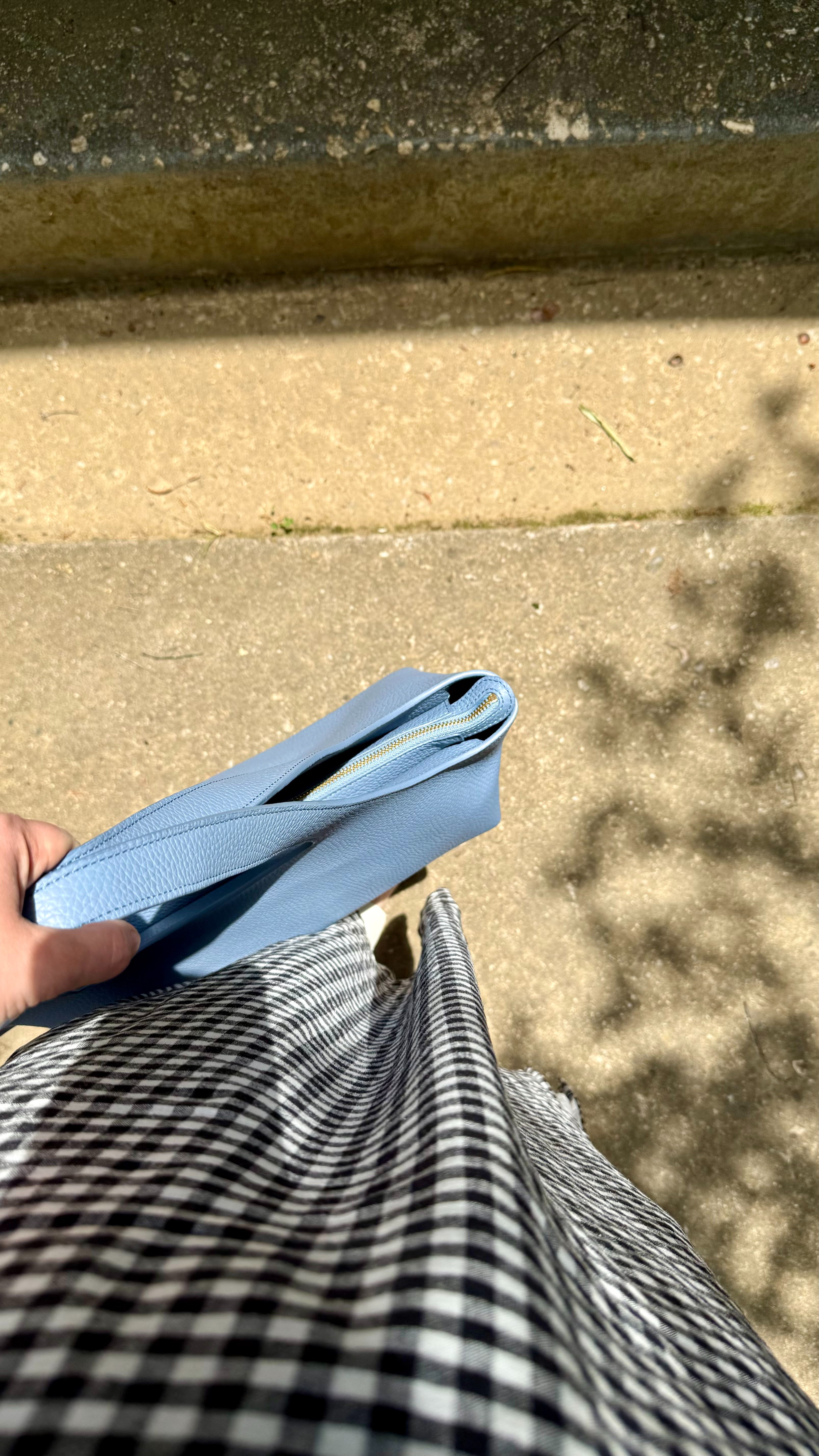 The chicest blue tote in the whole world 🩵 

 #LTKSeasonal #LTKWorkwear #LTKTravel