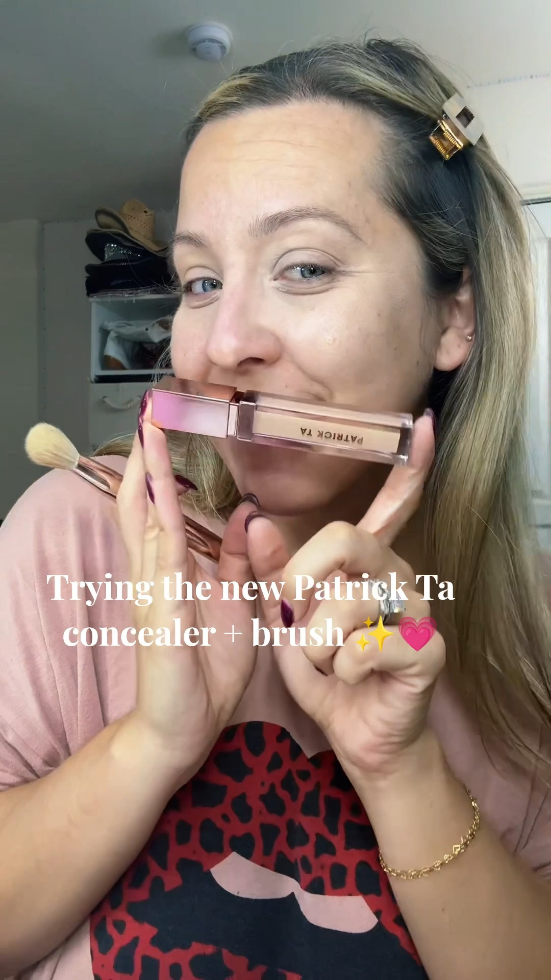 Putting the NEW must have Patrick Ta concealer + brush to the test! ✨😍 Tried both for the first time and I’m loving the results! The difference after applying to just one eye?! 👀 Both products are linked so you can shop them here! 💗
Affordable concealer 
Shade: Fair Rosy Neutral 4

#LTKbeauty

Beauty, Makeup, Sephora, beauty finds, easy makeup, concealer review, Patrick ta beauty brush, under eye concealer