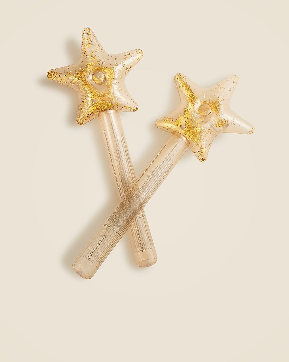 Kids' Sunnylife™ glitter inflatable wands | J. Crew US