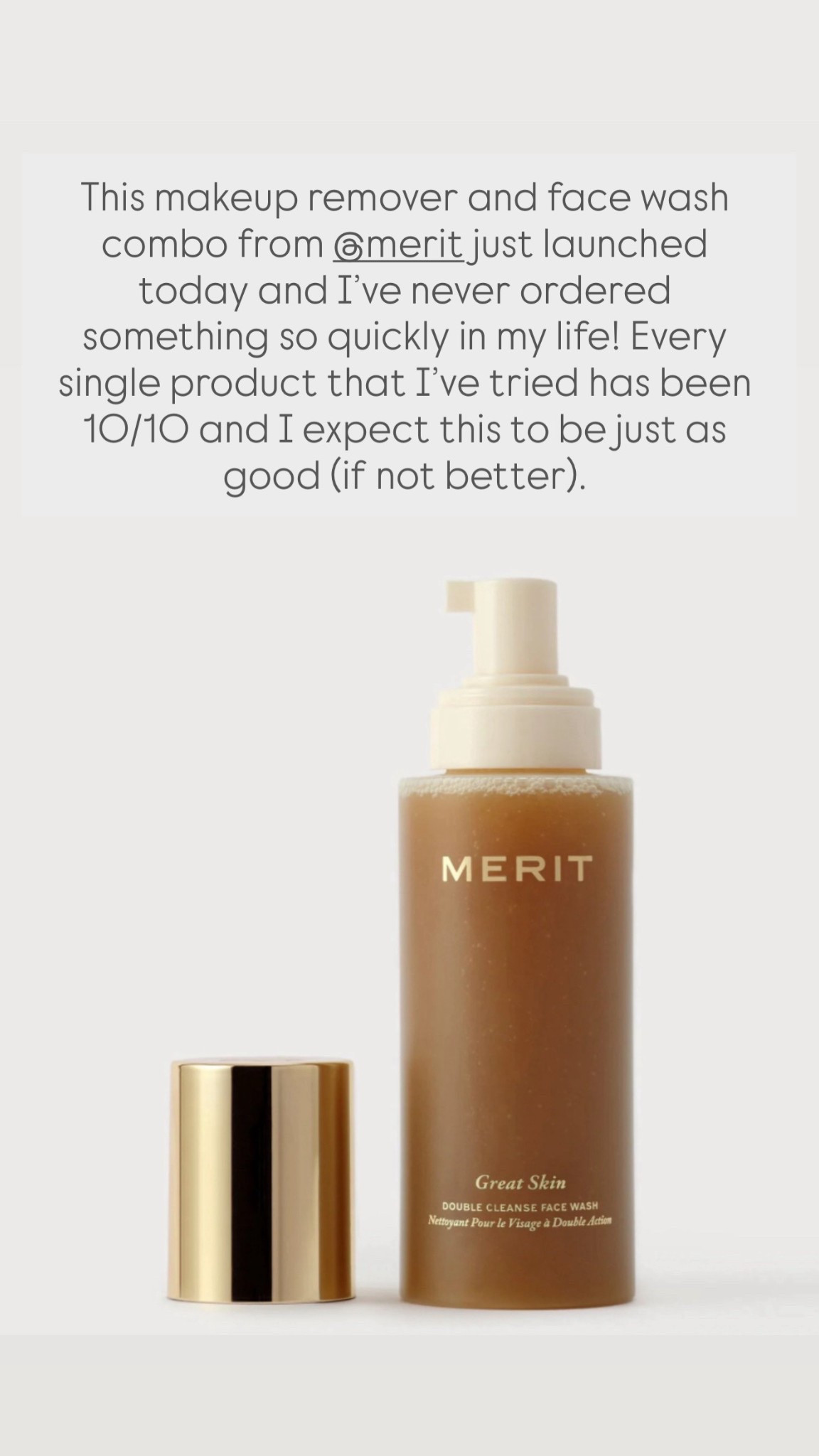 This makeup remover and face wash combo from @merit just launched today and I’ve never ordered something so quickly in my life! Every single product that I’ve tried has been 10/10 and I expect this to be just as good (if not better).

#LTKStyleTip #LTKFindsUnder50 #LTKBeauty