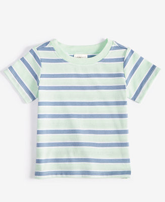 Baby Boys Short-Sleeve Striped T-Shirt, Created for Macy's | Macy's