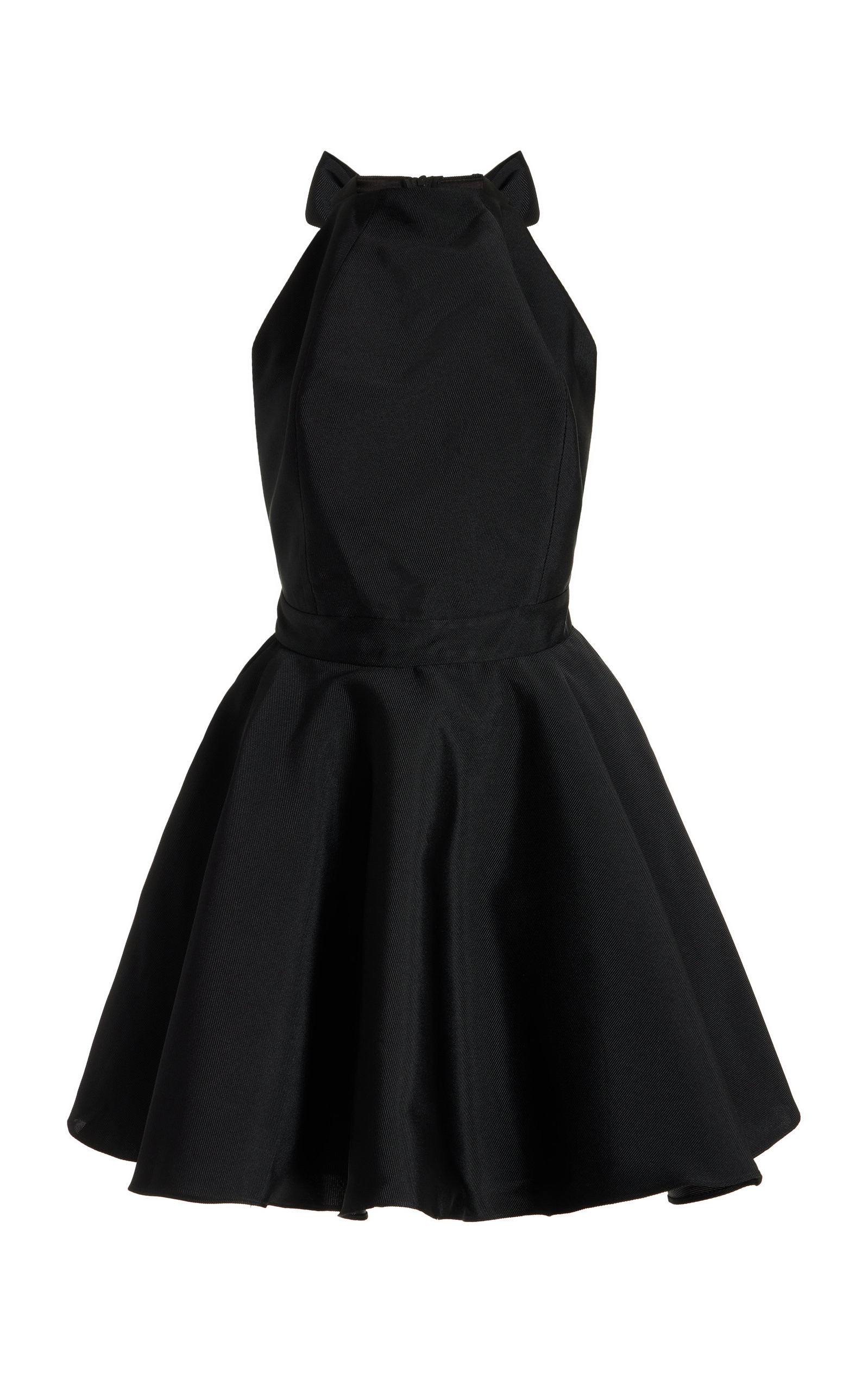 Loco Bow-Detailed Twill Mini Dress | Moda Operandi (Global)