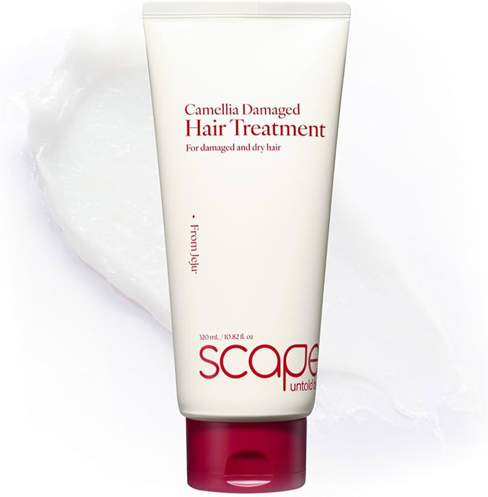 Camellia Damaged Hair Treatment 320ml/10.82 fl.oz | Deep Repair Conditioner for Dry & Damaged Hai... | Amazon (US)