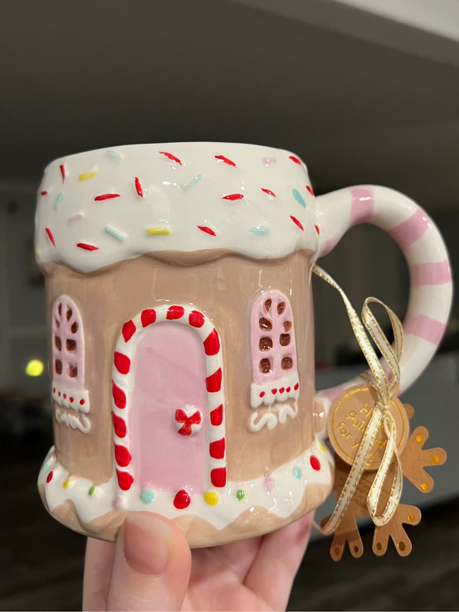 Christmas mug, pink gingerbread house, Christmas decor, Christmas home decor

#LTKGiftGuide #LTKHoliday