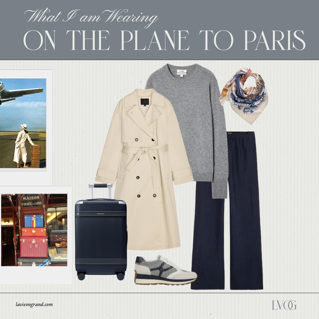 Plane Outfit 
Travel Look
Wearing to Paris 


#LTKOver40 #LTKTravel #LTKStyleTip