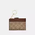Mini Skinny Id Case In Signature Canvas | Coach (US)