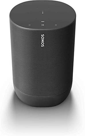 Sonos Move - Battery-powered Smart Speaker, Wi-Fi and Bluetooth with Alexa built-in - Black​​... | Amazon (US)