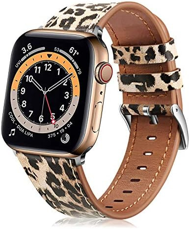 Fintie Bands Compatible with Apple Watch 41mm 40mm 38mm Series 7 6 5 4 3 2 1 and iWatch SE, Genuine  | Amazon (US)