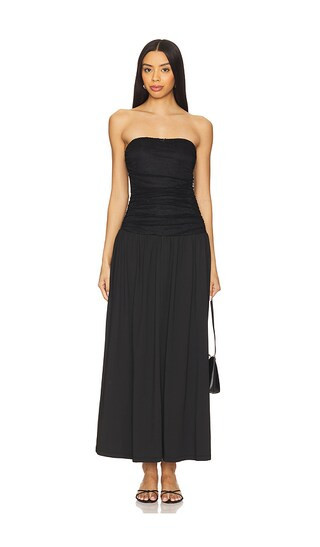 NIA Santal Dress in Black. - size L | Revolve Clothing (Global)