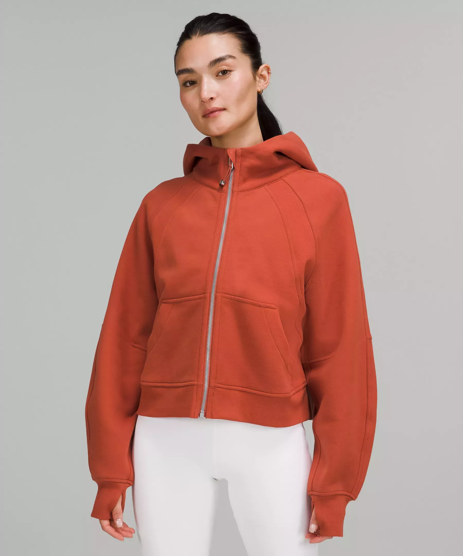 lululemon scuba oversized full zip in desert sun