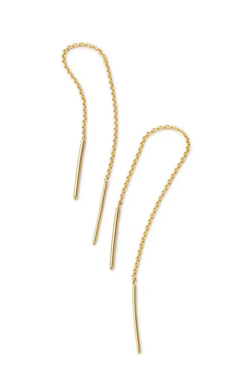 Ana Luisa Gold Threader Earrings - Gold Threaders at Nordstrom, Size Medium | Nordstrom