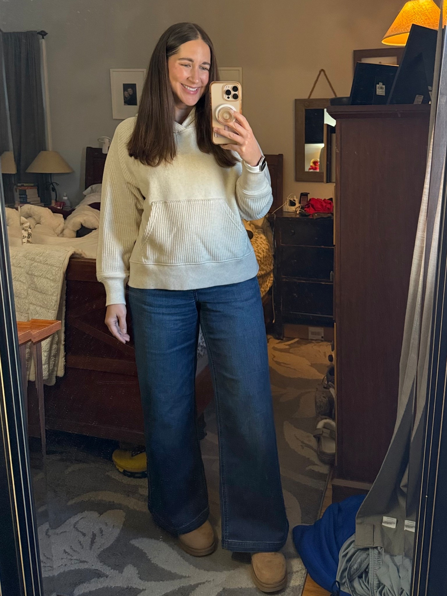 Casual Friday OOTD.  Please ignore the mess.

#LTKmorningroutine #LTKOver40 #LTKootd