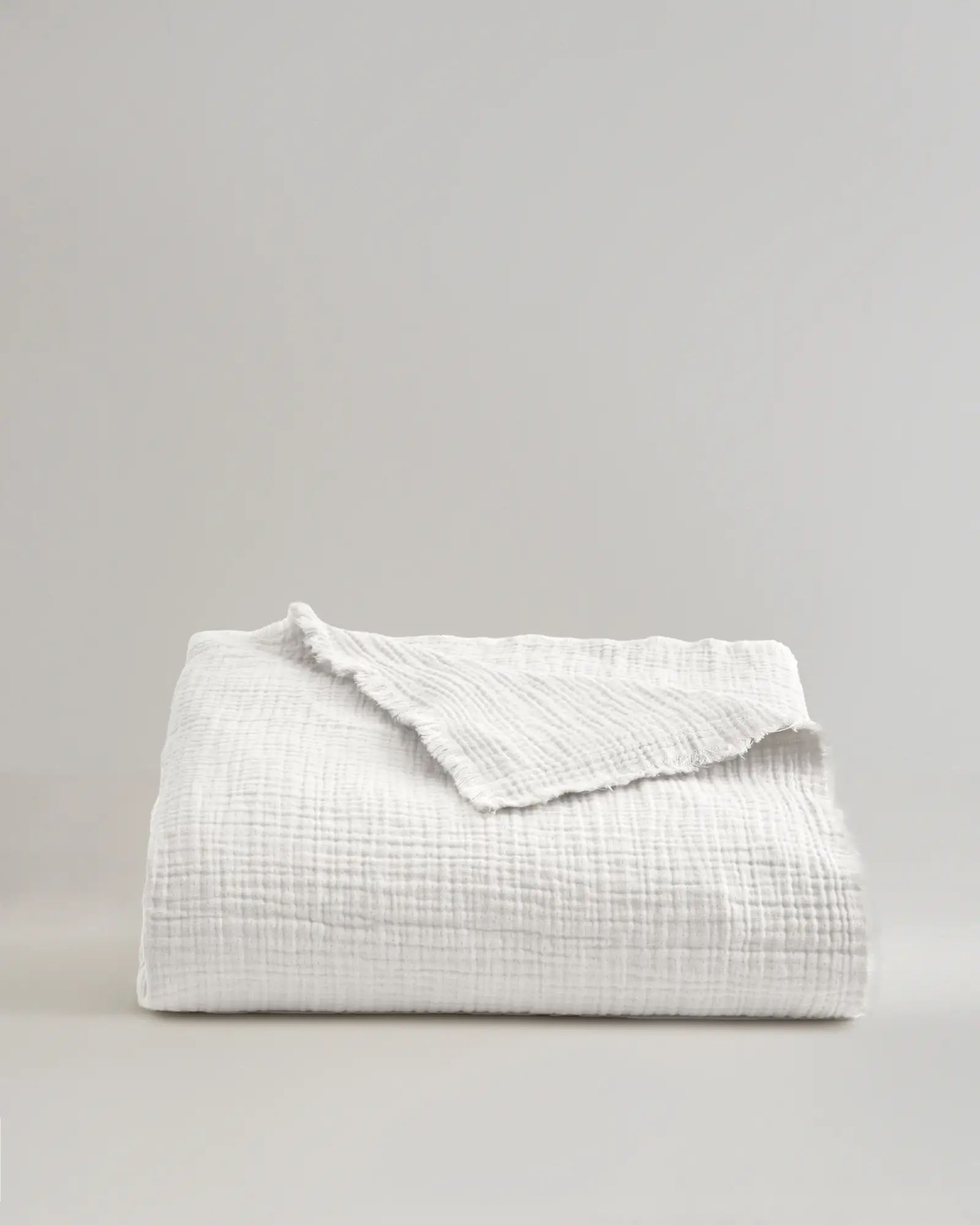 Organic Airy Gauze Throw | Quince