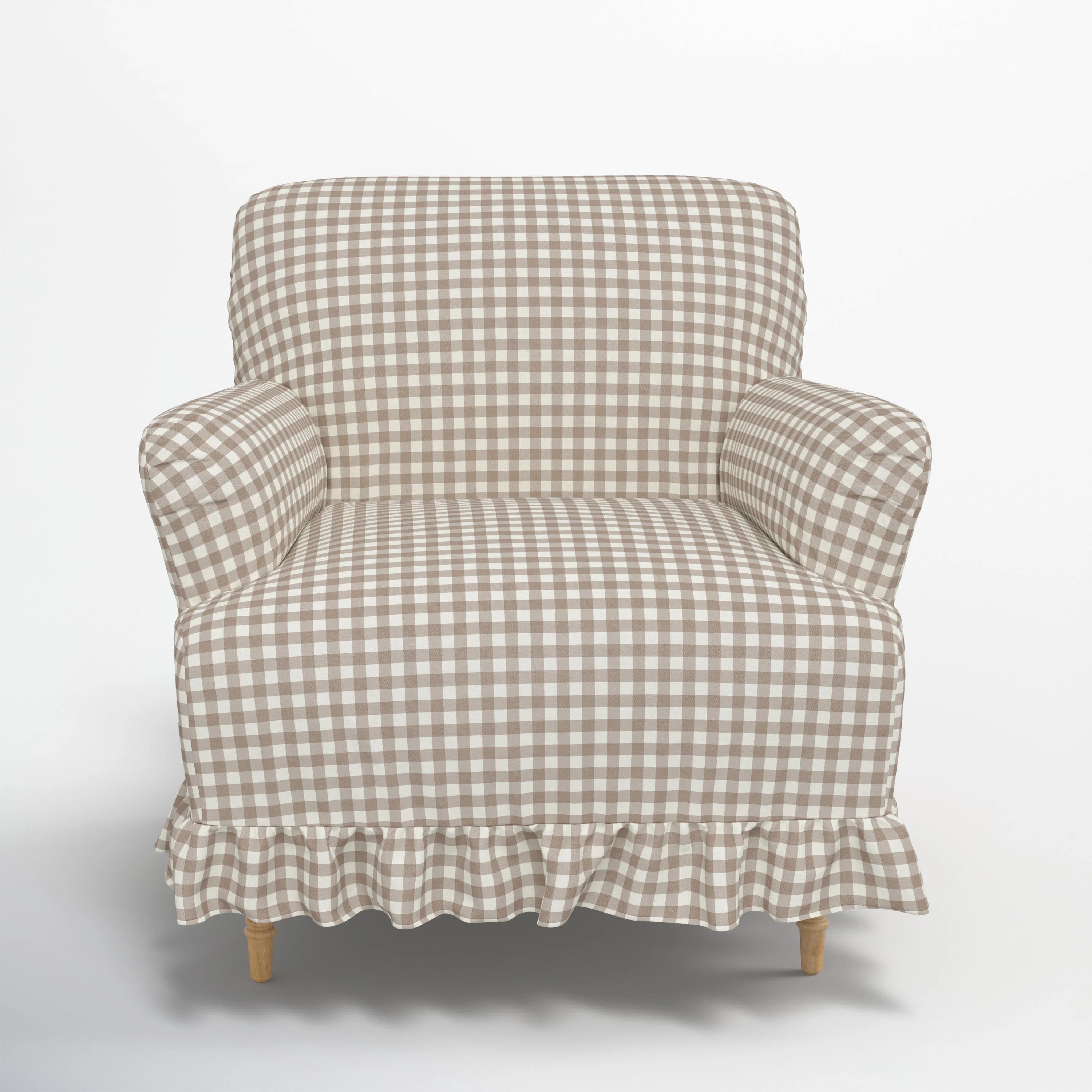 Maggie Ruffle Slipcover Armchair | Wayfair North America