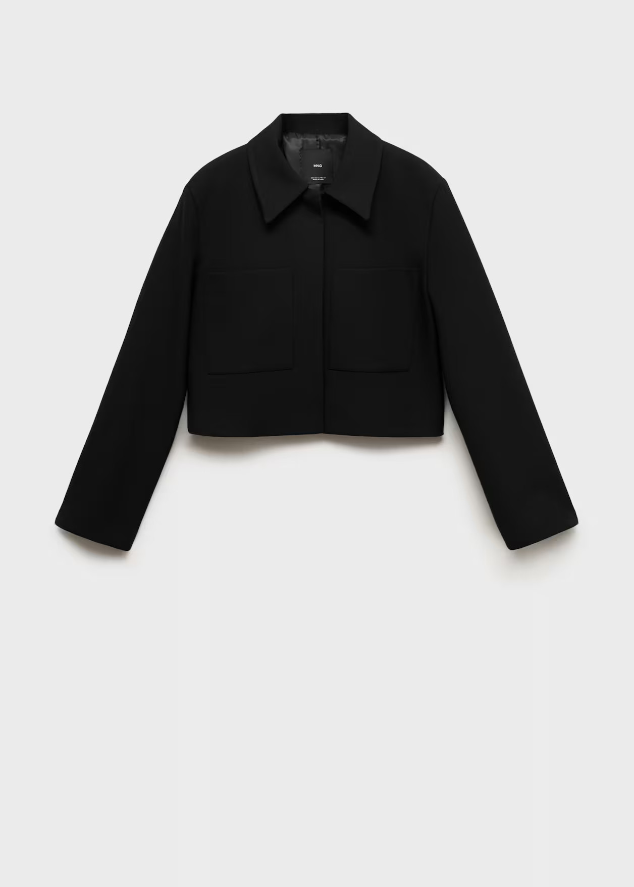 Cropped jacket with pockets - Women | MANGO USA | MANGO (US)