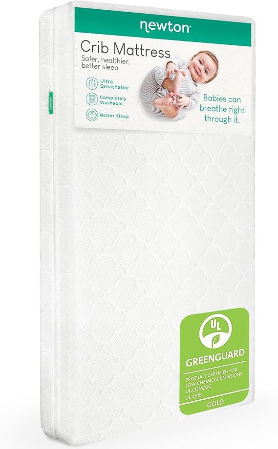 Newton Baby Crib Mattress and Toddler Bed - Breathe-Thru, Proven to Reduce Suffocation Risk, 100%... | Amazon (US)