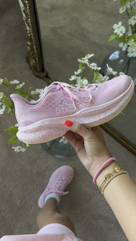 Pink hoka sneakers 😍
True to size 

#LTKFindsUnder100 #LTKFindsUnder50 #LTKShoeCrush
