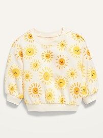 Unisex Printed Drop-Shoulder French Terry Sweatshirt for Baby | Old Navy (US)