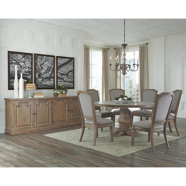 Rhea Classic Round Dining Table - Rustic Smoke - Rustic Smoke | Bed Bath & Beyond