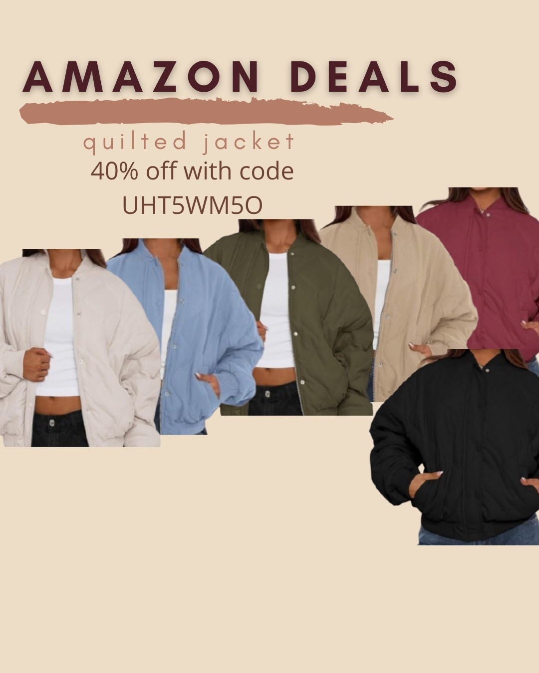 $20 ends 9/16
Amazon fashion
Amazon deals
Quilted jacket
Bomber jacket
Fall outerwear

#LTKSaleAlert