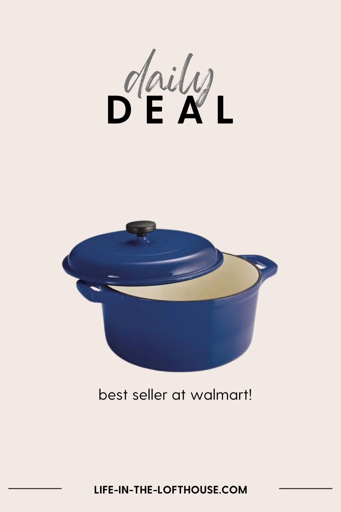 Tramontina 6.5 qt Enameled Round Cast Iron Dutch Oven