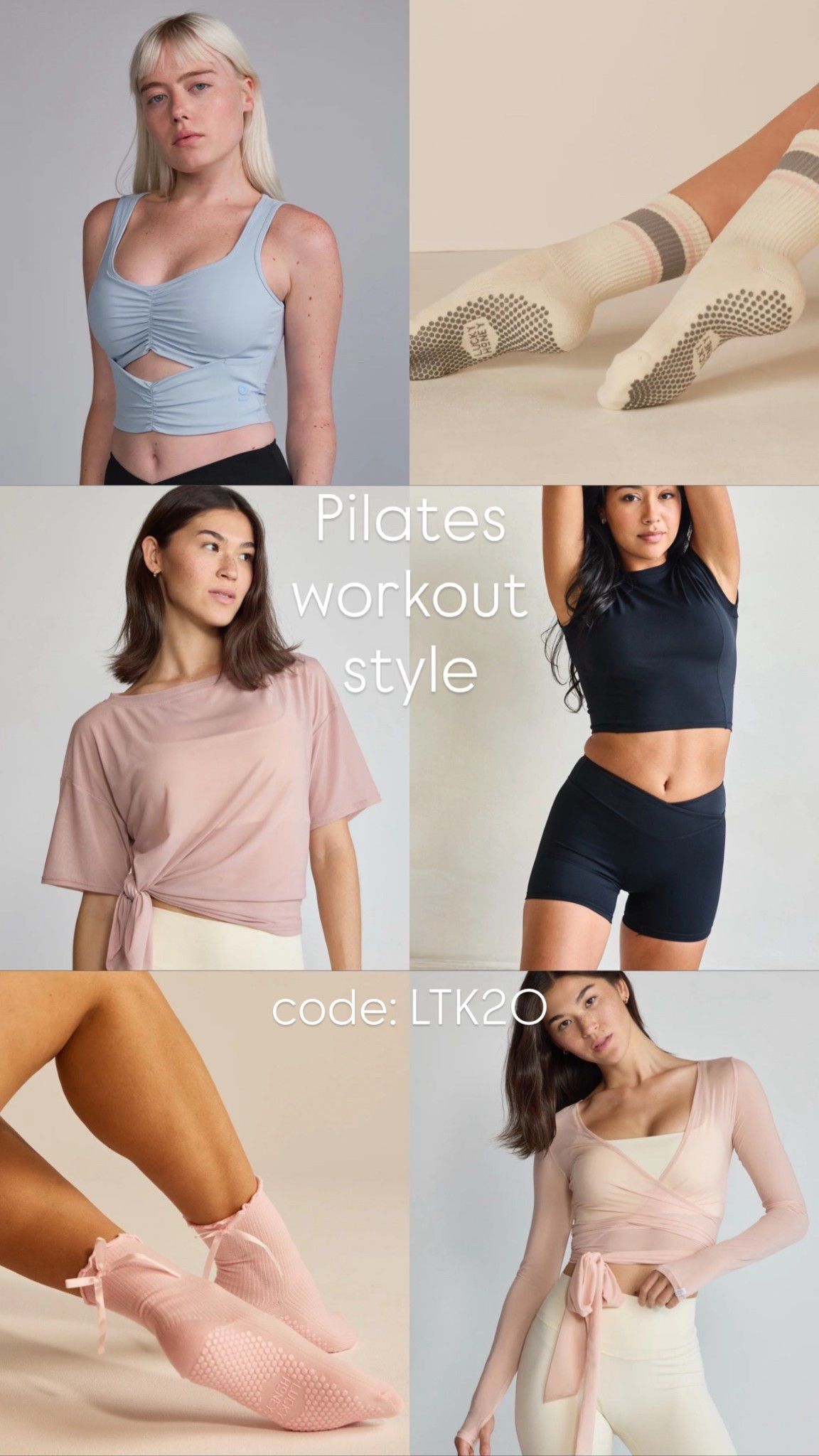 If you do Pilates, these are the best gripper socks. 
Use code: LTK20 for 20% off
Over $60
Lucky Honey

#LTKfitnessgoals #LTKSeasonal #LTKActive