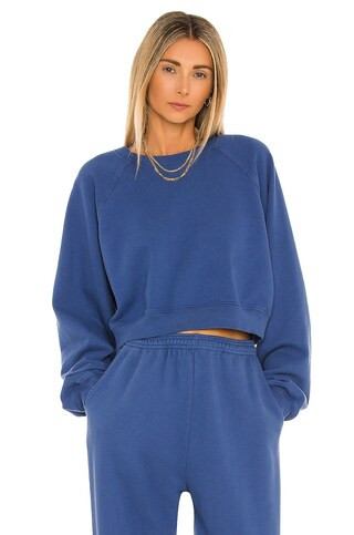 SIXTHREESEVEN The Raglan Crewneck in Lake from Revolve.com | Revolve Clothing (Global)