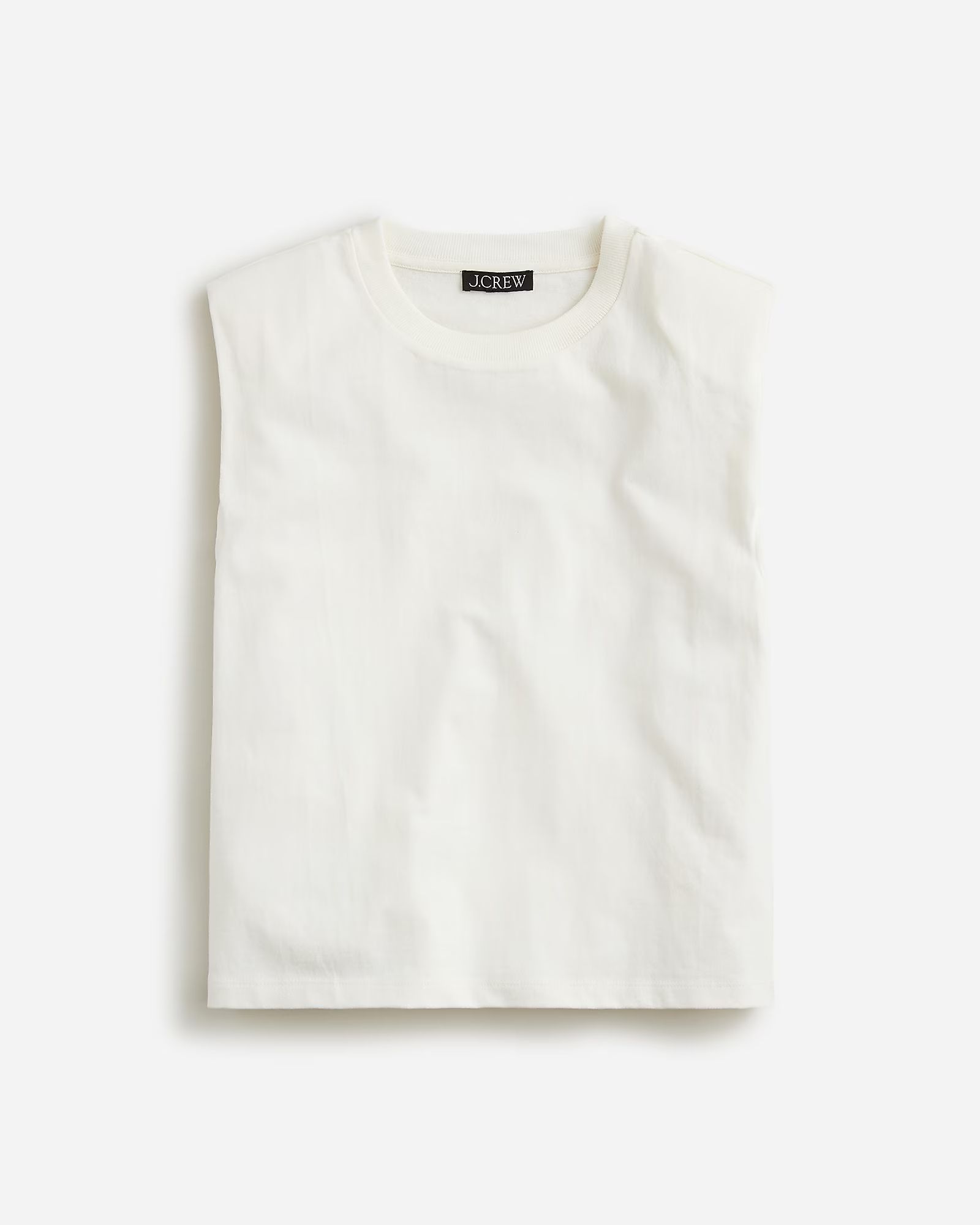 Structured muscle T-shirt in mariner cotton | J.Crew US